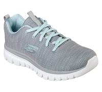 Zapatillas Skechers Sport Para Mujeres Graceful Twisted Fortune Color Gris