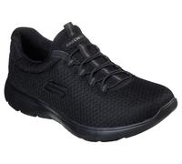 Skechers Zapatillas de mujer Summits – Negro con malla – Talla 41
