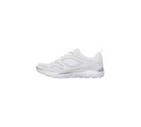 Zapatillas skechers summits-suited mujer white / mesh/ silver tri 41
