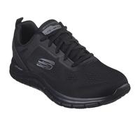 Skechers Track Broader, Zapatillas de Deporte Hombre, Black Mesh Pu, 41 EU