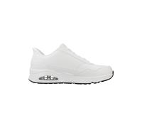 Skechers Tenis sin cordones UNO Banksia Luxe Blanco para hombre Talla 42