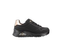 Skechers Uno Gen1 Shimmer Away, Zapatos deportivos Niñas, Black Synthetic/Black Trim, 32 EU