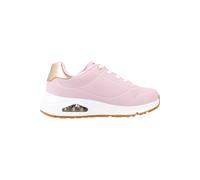 Skechers Uno Gen1 Shimmer Away, Zapatos deportivos Niñas, Pink Synthetic/Pink Trim, 34 EU
