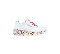 Skechers Uno Lite Lovely Luv, Zapatillas de Deporte, Blanco (White Synthetic H Pink Trim), 27.5 EU