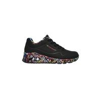 Skechers Uno Loving Love, Zapatillas Mujer, Negro, 36 EU
