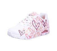 Zapatillas Skechers Uno Spread The Love, Mujer, Blanco (white/hot coral), 37 EU