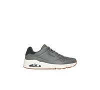 Skechers Tenis Air Uno-Tailored para Hombre, Olive Duraleather Olive Suede, 46 EU