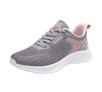 Zapatillas Sneakers Mujer - Pareja De Modelos De Primavera Y Otoño Nueva Versión Coreana Zapatos Transpirables Ligeros para Correr para Estudiantes Zapatos Deportivos Informales De Malla (A 41)