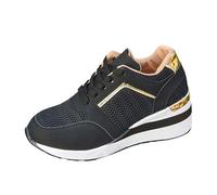 Zapatillas Sneakers Mujer Zapatillas Caminar Mujer De Cuña para 2025 De Tenis Antideslizantes Bambas Running Deporte