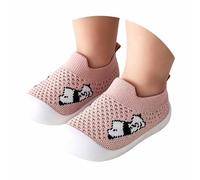 Zapatillas Transpirables de Malla con primeras Zapatillas Flexibles para bebés niños y niñas Ideales para Uso Diario en Primavera y Verano (Watermelon Red, 20 Toddler)