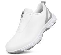 Zapatillas Trekking Hombre Verano Zapatillas Deportivas sin Clavos y con Cierre de Cremallera para Mayor Comodidad y conveniencia. (Grey, 39)