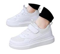 Zapatillas Trekking Niño, Zapatillas Running Niño, Zapatos con Ruedas para Infantil Resistente a Las Patasdas Zapato con Doble Cierre Adhesivo Running Shoes