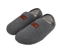 Zapatillas unisex retro para hombre y mujer, espuma de memoria, cómodas zapatillas de invierno mullidas para el tiempo libre, zapatillas de moda para aliviar el dolor, zapatillas de felpa