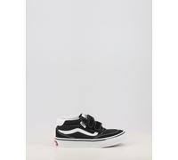 Vans Brooklyn Mid V - Tenis Deportivos para niños, Color Negro y Blanco, Talla 13, Negro y Blanco, 31 EU