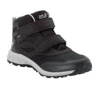 Zapatillas velcro niños Jack Wolfskin Woodland Texapore Mid Vc K Talla de zapato (EU): 29 / Color: negro/gris