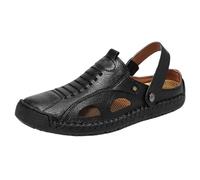 Zapatillas Verano Hombre Running, Zapatillas Hombre Casual Deportivos, Sneakers Sandalias Planas Perforadas Color Liso con Puntera Cerrada Chanclas Sapatos Homem Bambas Shoes Zapatos Deportivos