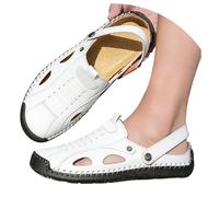 Zapatillas Verano Hombre Running, Zapatillas Hombre Casual Deportivos, Sneakers Sandalias Planas Perforadas Color Liso con Puntera Cerrada Chanclas Sapatos Homem Bambas Shoes Zapatos Deportivos