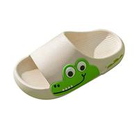 Zapatillas Verano Playa Transpirable Antideslizante Gruesa Toboganes Niñas Animados Zapatos Jardín Al Libre (White, 32 Big Kids)
