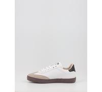 victoria Zapatillas Unisex Berlín Ciclista Efecto Piel & Piezas En Contraste & Suela Chocolate 1126186 para Adulto Blanco 37