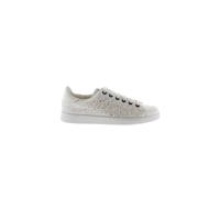 victoria Basket Tenis Glitter & Detalles Metalizados & Cordones Al Tono 112558 para Mujer Blanco 36