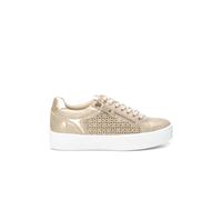 XTI - Zapatilla Mujer Oro - Calzado Cómodo y Versátil - Moda Casual - Modelo 14362401 (Talla 37)