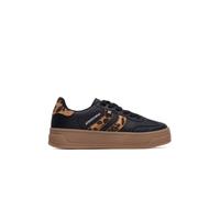 XTI - Zapatilla Mujer Leopardo - Calzado Cómodo y Versátil - Moda Casual - Modelo 14458501 (Talla 37)