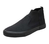 Zapatillas y zapatillas deportivas para hombre y hombre, zapatos casuales de verano, ligeros, cómodos, transpirables, zapatillas de patinaje, zapatillas de deporte de moda, Negro , 41 EU