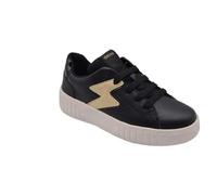 Zapatillasa Deportivas Para Niñas, Marca Geox, En Color Negro. Geox J45dva