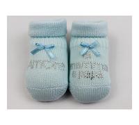 Zapatitos Bebé Recién Nacido - Mom and Dad s Love Celeste Premamy