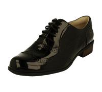 Clarks Hamble Oak Shoes, Zapatos de Cordones Brogue Mujer, Black, 35.5 EU