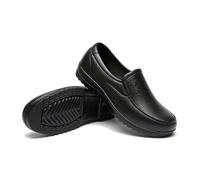 Zapato Chef Cocina Para Hombre, Zapato De Chef Profesional Para Hombre Antideslizante Resistente Al Aceite Ancho Impermeable Y Transpirable, Zapatillas Ligeras Y Resistentes Para Caminar(B Black,41 EU
