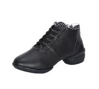 Zapato de baile latino para mujer, zapatos de baile para mujer, moderno Jazz, zapatos Heels Talon Heels Boda, zapatillas clásicas, zapatillas de baile, 8 cm, Le Noir, 40 EU