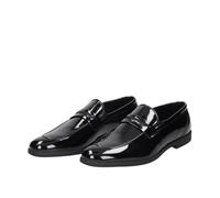 Zapato de Charol para Hombre Nick en Color Negro, Zapatos de Charol, Zapatos de salón, Zapatos Elegantes, Mocasines de Charol, Nick 43 EU Negro
