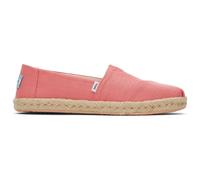 Zapato De Cuerda Casual De Diseñador Toms Para Mujer Rosa