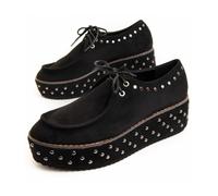 Zapato De Cuña Para Mujer. Montevita Trenca 93949 Negro