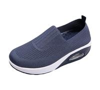 Zapato de mujer verano chic - Zapatos de verano cómodos y transpirables de color sólido tejido suela flexible antideslizante en ideales para viajar y practicar deportes