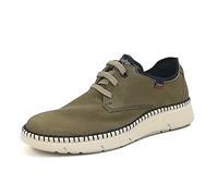 Zapato de Nobuk con cordoneras, Plantillas extraíbles y Suela de Goma - 53500 para: Hombre Color: Kaki Talla: 40