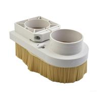 Zapato de polvo CNC, bota de polvo de husillo de 80 mm para máquina de grabado del router, Colector de polvo de cepillo de nylon para fresado CNC