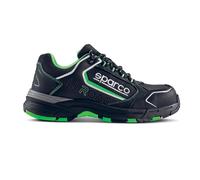 Zapato de seguridad Sparco 07528NRVF Baku ESD S3S SR FO HRO Negro/Verde