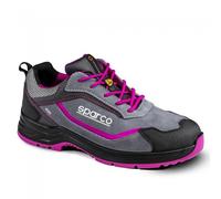 Zapato de seguridad SPARCO INDY DANICA ESD S3S SR FO LG, gris/fucsia