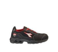 Utility Diadora Shark Engine Low S1ps Fo Sr ESD, Zapatos de Seguridad y contra Incendios Unisex Adulto, Negro y Rojo, 39 EU