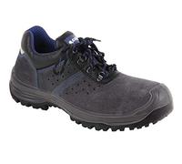 Zapato de Serraje | Color Gris | Seguridad S1P+SRC |Modelo Myron | Talla 41 | Puntera de Carbono Light