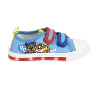Zapato De Tela Suela De PVC Con Luces Paw Patrol AZUL - T026 | MACHO CERDà