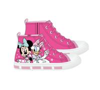 Zapato De Tela Suela PVC Con Luces Altos Minnie ROSA - T030 | FEMENINA CERDà