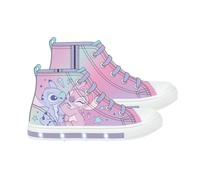 Zapato De Tela Suela PVC Con Luces Altos Stitch MULTICOLOR - T029 | FEMENINO