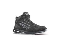 U-Power Red Lion Lift, Safety Shoes,Zapatos de Seguridad, Altos, Ligeros y Flexibles, Antiperforación, Antipinchazos, con Inserto Infinergy, con Puntera de Aluminio - Grey 45
