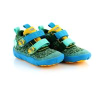 Zapato de transición Affenzahn Knit Happy Creative Bear Shoes verde con estampado