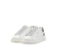 Scarpe uomo Guess sneaker Elba carryover in pelle white/ black US24GU03 FMPVIBSUE12 40