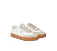 Zapato Hombre GUESS Wiman Zapatilla Blanca Beige Con Diseño 424428
