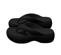 Zapato Mujer Verano Chic Y Cómodo Tacón Cuña, Sandalias Mujer Verano Cuentos, Zapatillas Casual De Tendencia, Zapatillas Sólido Funky, Tong Suela Suave, Tong Color Sólido/Liso
